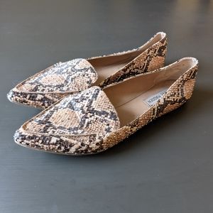 Steve Madden Snakeskin Flats